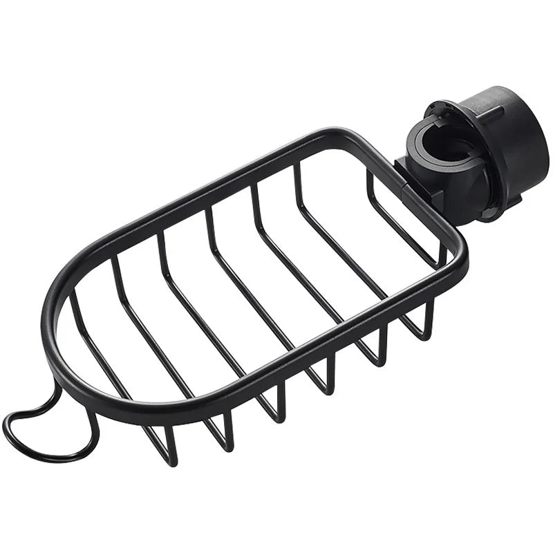 Faucet-Mounted Sink Caddy – Black