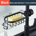 Faucet-Mounted Sink Caddy – Black