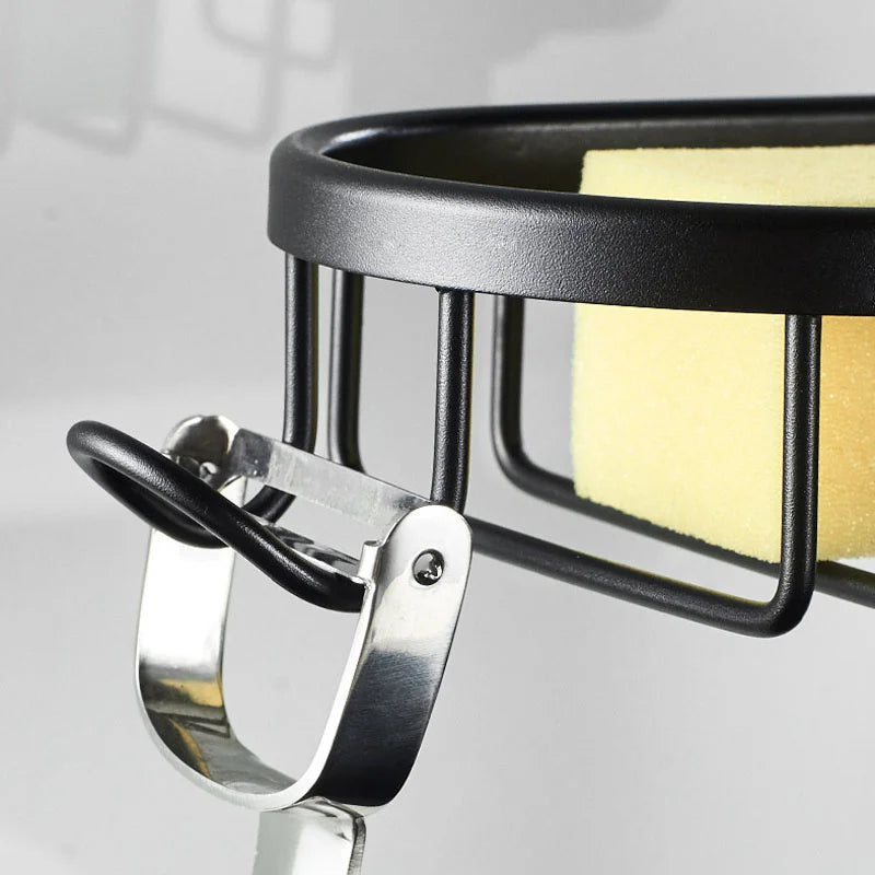 Faucet-Mounted Sink Caddy – Black